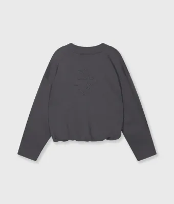 W26-27 10 V-NECK BALLOON SWEATER