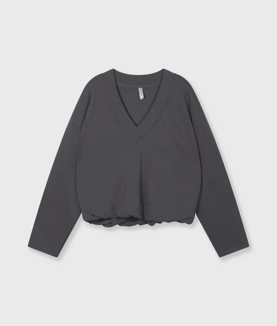 W26-27 10 V-NECK BALLOON SWEATER