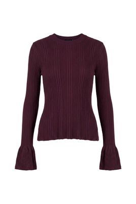 W27 POOLS T-SHIRT BURGUNDY