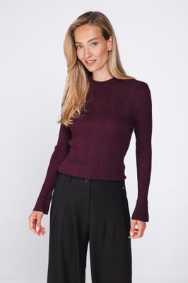 W27 POOLS T-SHIRT BURGUNDY