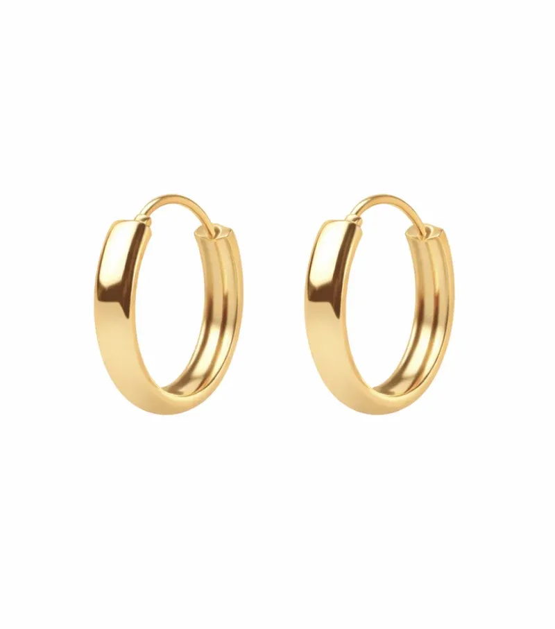 MIAB SOFT ROUND HOOP GOLD