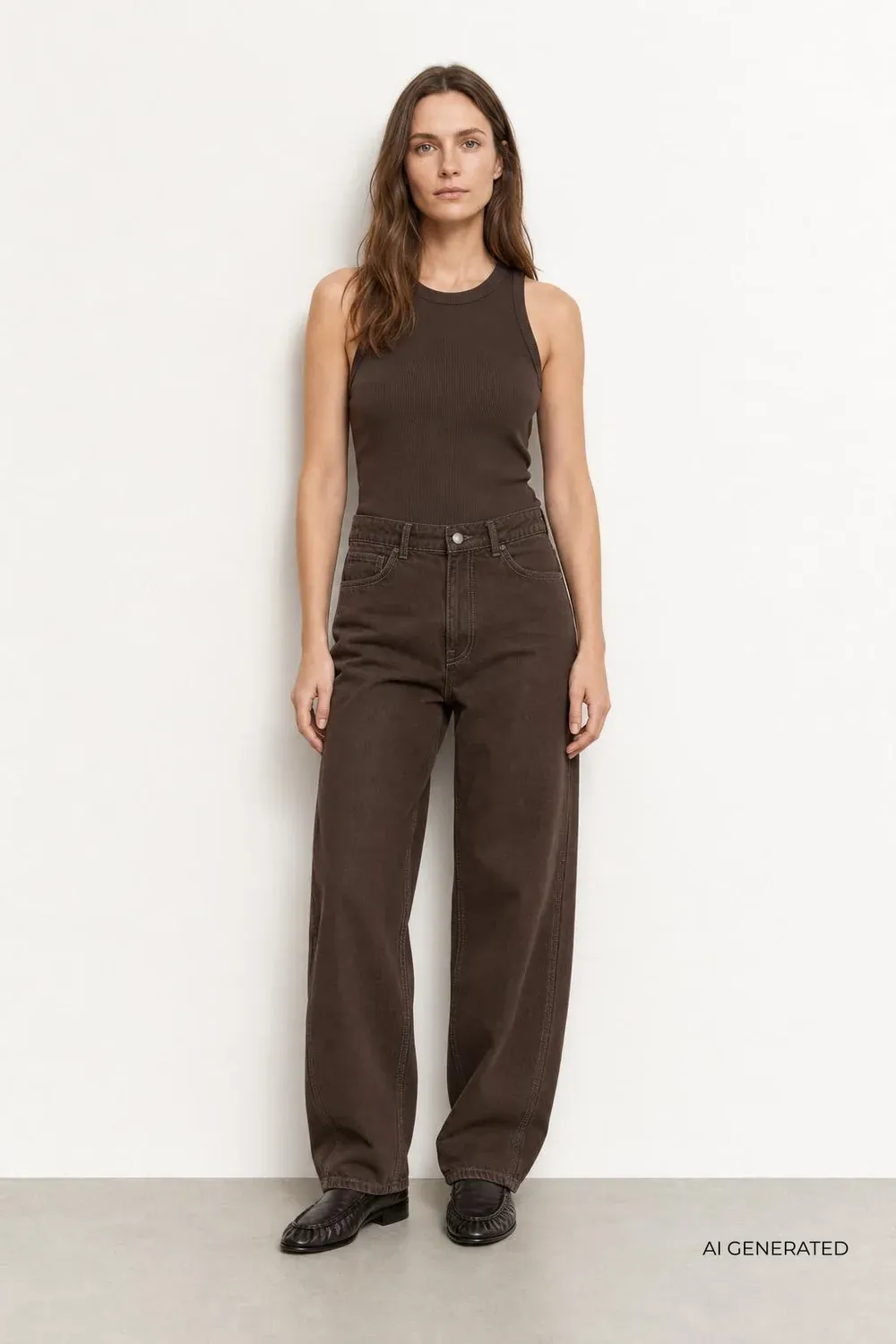 W26-27 LEVETE KOSA JEANS BROWN