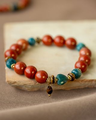 MUJA BRACELET RED JASPER LARGE