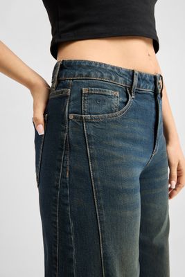 Dawn DEW ASH BARREL LEG DARK VINTAGE BLUE