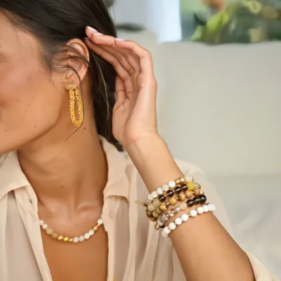 IBU EARRINGS RAYA LARGE GOLD