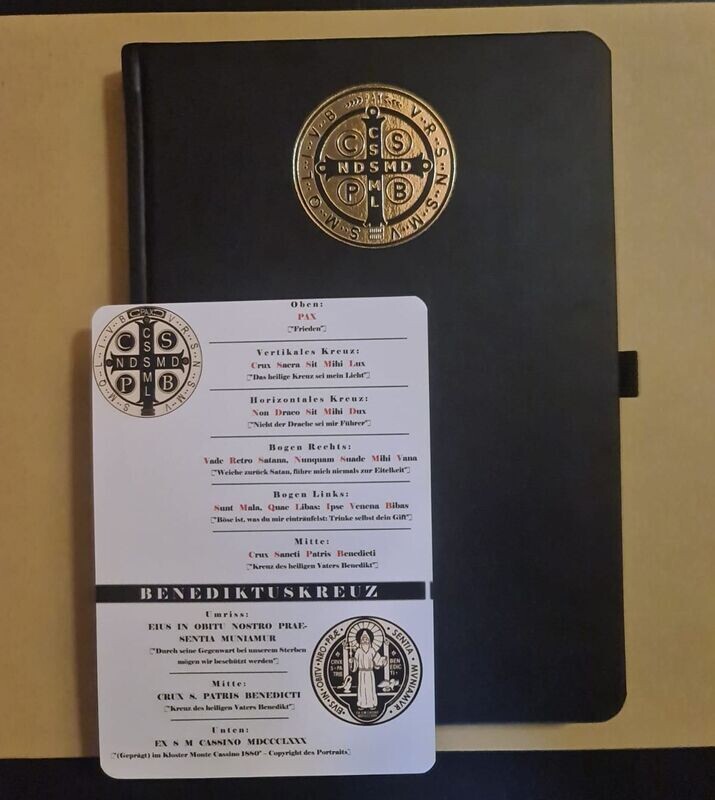 BENEDIKTUS-NOTIZBUCH (MIT GOLDSCHNITT) BENEDIKTUS-NOTIZBUCH (MIT GOLDSCHNITT)