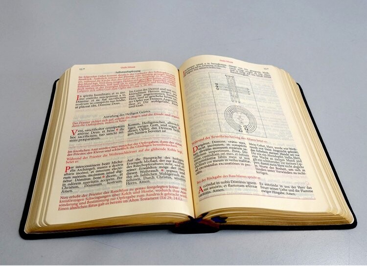 ​"Volksmissale - Das vollständige römische Messbuch nach der Ordnung von 1962 lateinisch/deutsch" GROSSFORMAT