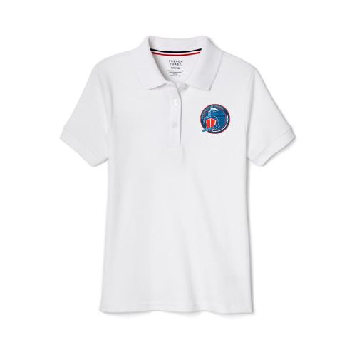 Girl&#39;s/Ladies Fit Cotton Polo - White