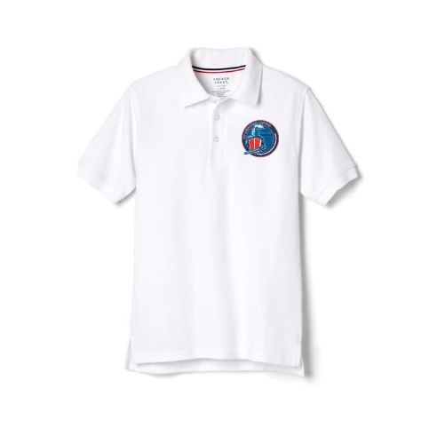 Boy&#39;s/Adult Pique Polo - White