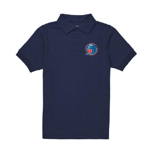 Short Sleeve Cotton Polo - Navy (Adult &amp; Youth Sizes)