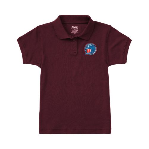 Ladies Fit Cotton Polo - Burgundy (Jr. &amp; Girls Sizes)