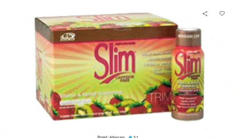 AdvoCare Slim Caffeine Free Strawberry Kiwi