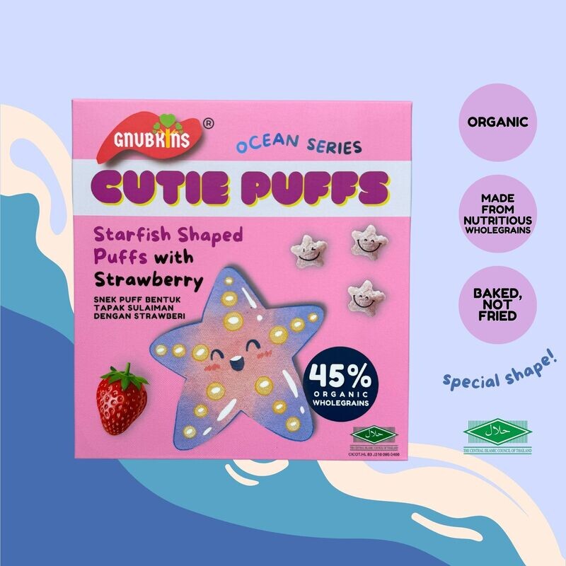 Cutie Puffs - Starfish Shaped Puff with Strawberry