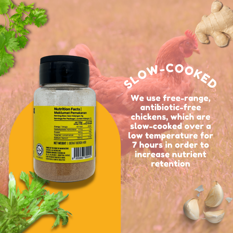 Free-Range Antibiotic-Free Chicken Stock Powder