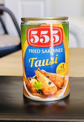 555 Fried Sardines with Tausi 155g.
