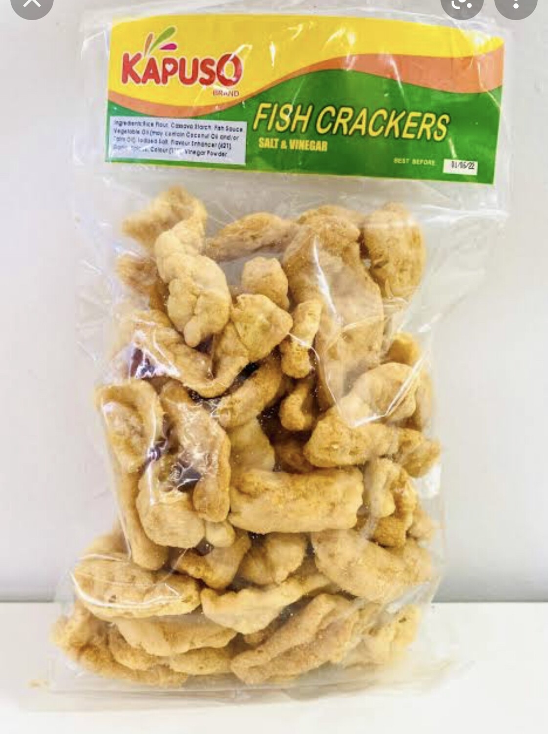 Kapuso Fish Crackers Original 100g.