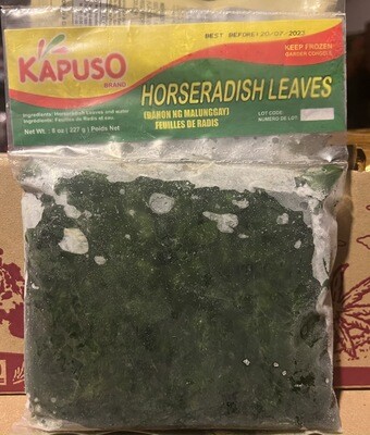 Frozen Horseradish Leaves  227g.