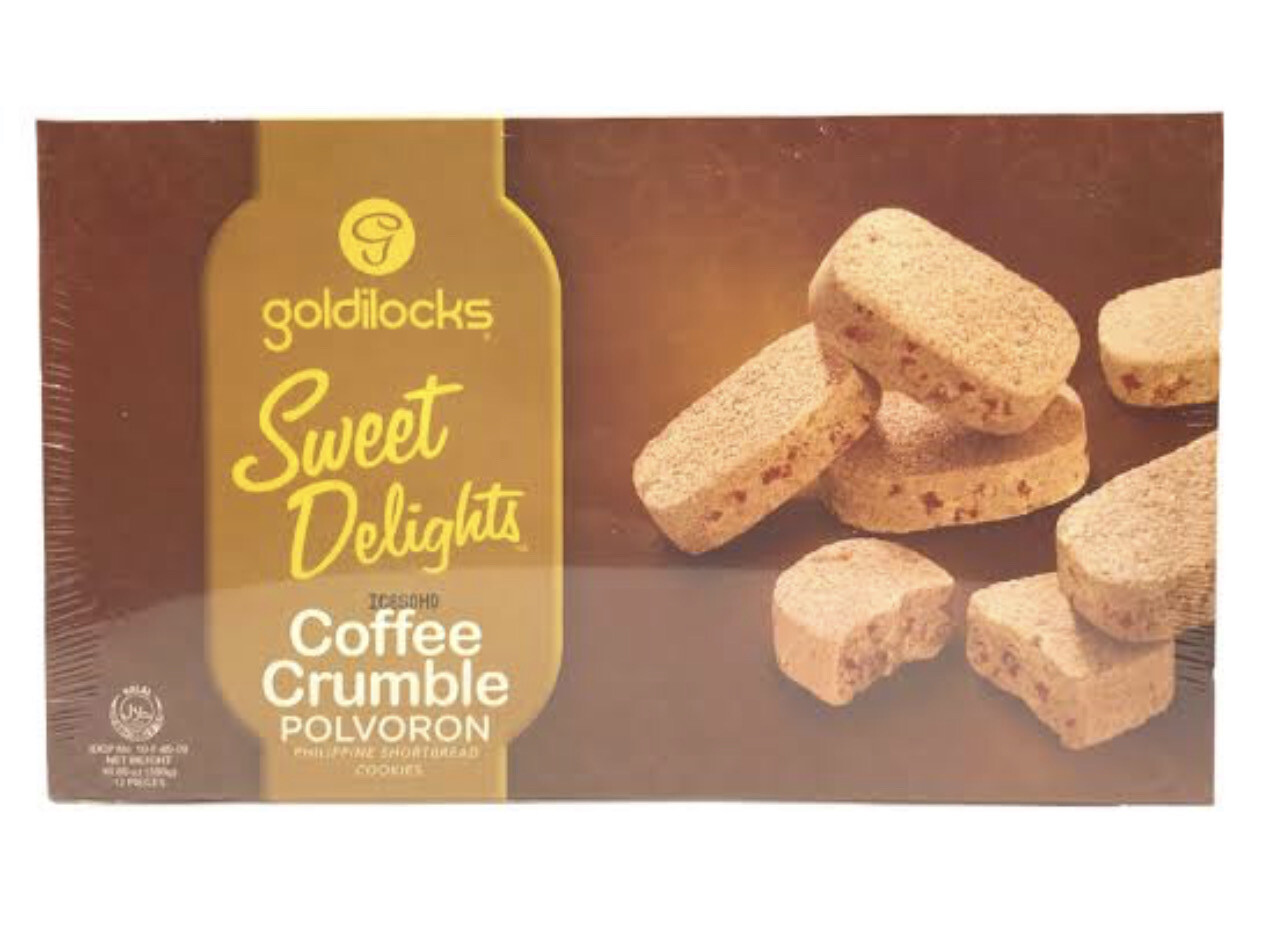 Goldilocks Polvoron Coffee Crumble 12 Pcs