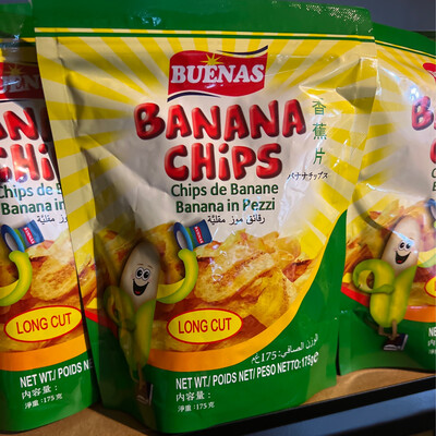 Banana Chips Long Cut 175g