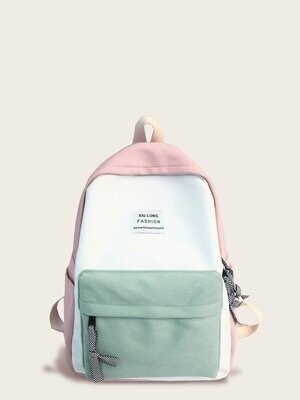 Multi Color Block Classic bag pack