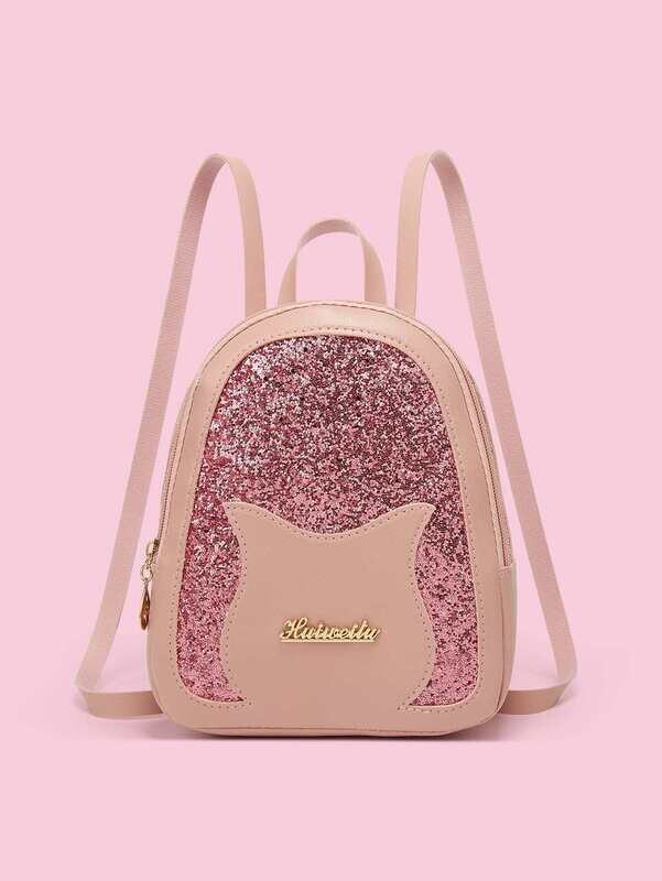 Pink Glitter Matey Bag