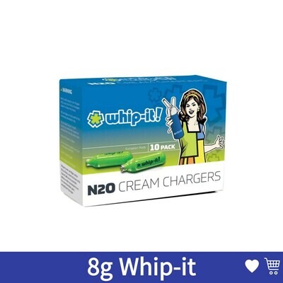 Cream Chargers: 8g Whip-it Professional