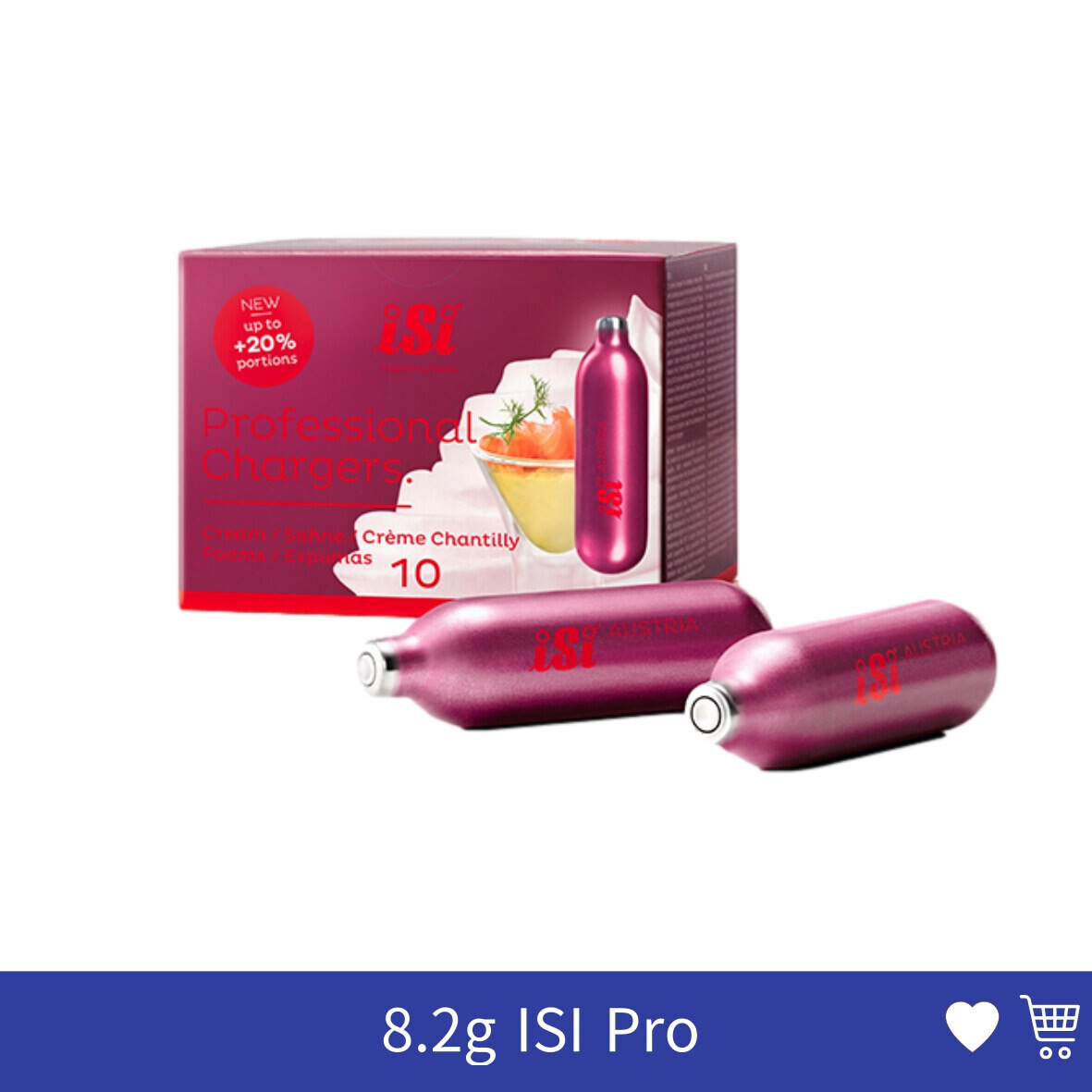 Cream Chargers: 8.4g iSi Pro Professional