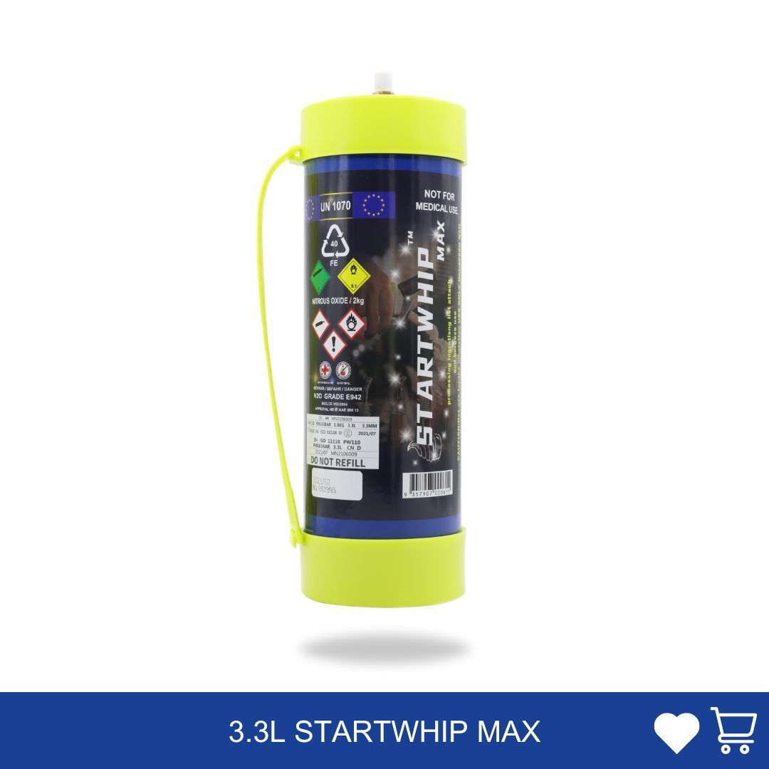 Cream Chargers: 3.3L Cylinder Startwhip Max