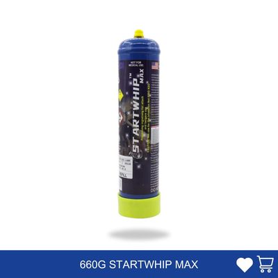 Cream Chargers: 660g Cylinder Startwhip Max + Pressure Release Nozzle