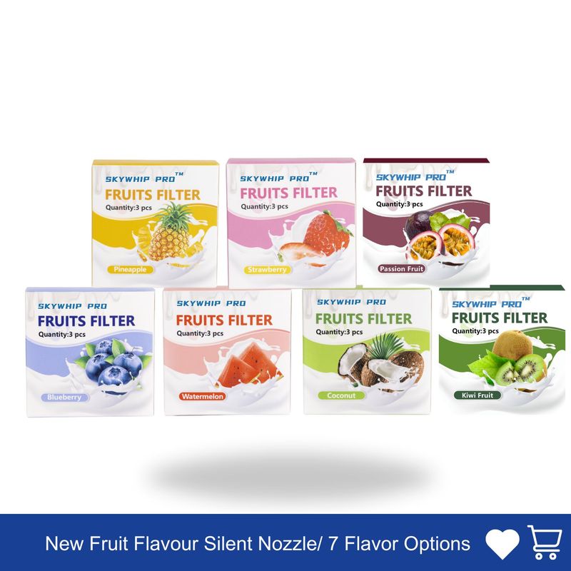 50% off: Flavored Nozzles: Skywhip Flavored Silent Nozzle 3 Pcs/Box - 7 FLAVORS Select your one