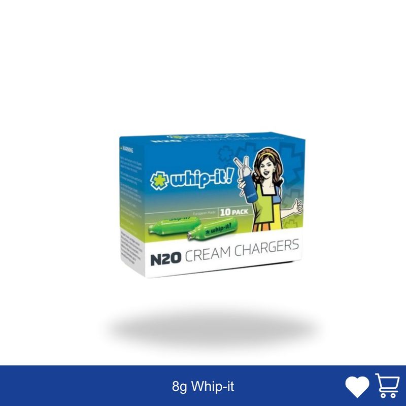 Cream Chargers: 8g Whip-it Professional