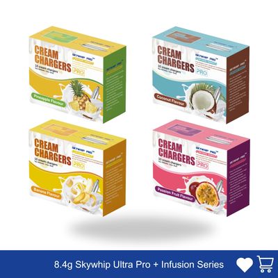 Cream Chargers: 8.4g SkyWhip Ultra Pro+ Infusion Series