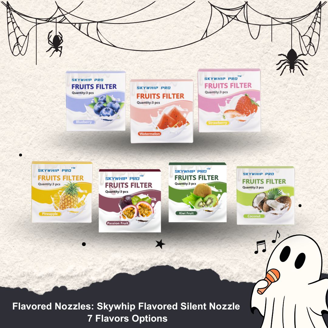 50% off: Flavored Nozzles: Skywhip Flavored Silent Nozzle 3 Pcs/Box - 7 FLAVORS Select your one