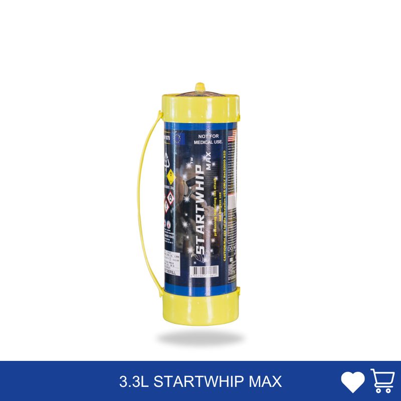 Cream Chargers: 3.3L Cylinder Startwhip Max