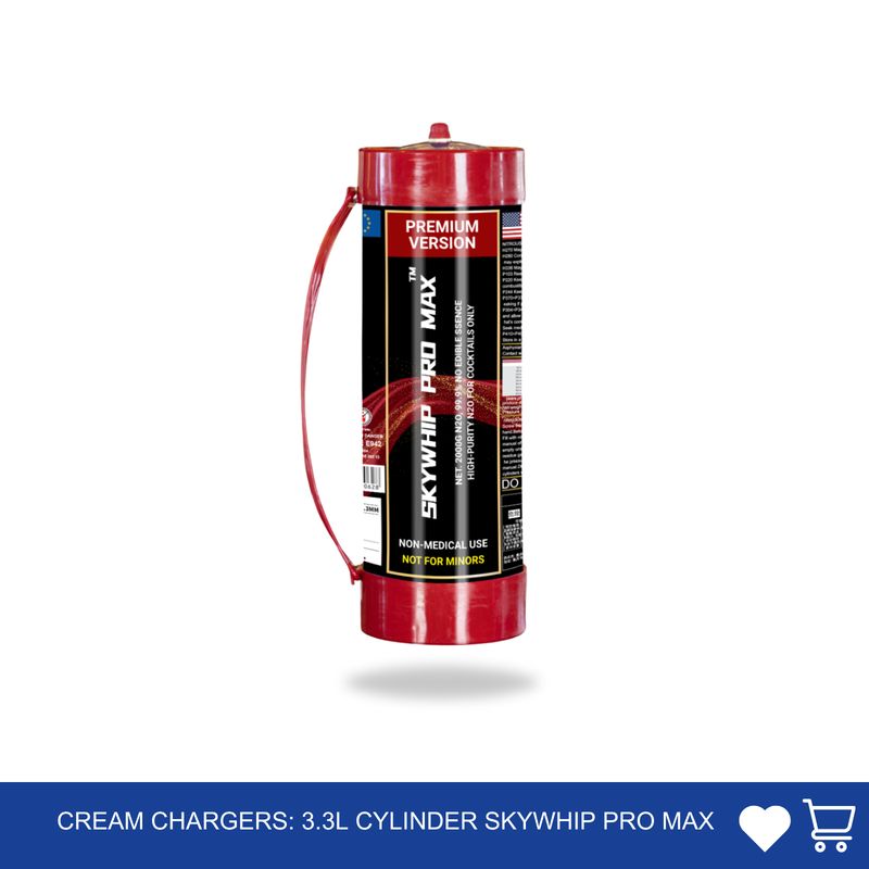 Cream Chargers: 3.3L Skywhip Pro Max Premium Version