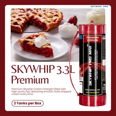 Cream Chargers: 3.3L Skywhip Pro Max Premium Version