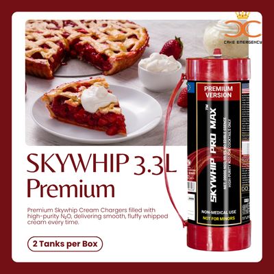 Cream Chargers: 3.3L Skywhip Pro Max Premium Version (From 2 Packs)