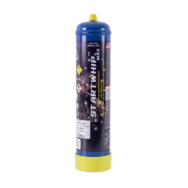 Cream Chargers: 12 x 1.1L Cylinder Startwhip Max + Free Max &amp; Bag