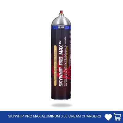 Cream Chargers: 3.3L Skywhip Pro Max Aluminum