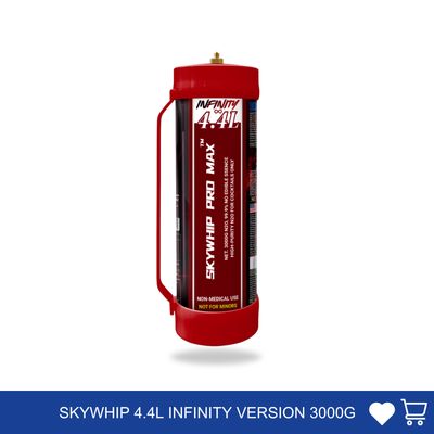 Cream Chargers: 4.4PL - Skywhip 4.4L Infinity Version 3000g N2O