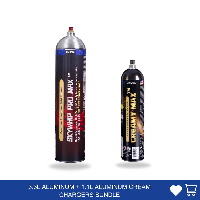 3.3L Skywhip Pro Max Aluminum + 1.1L Creamy Max Aluminum Combo