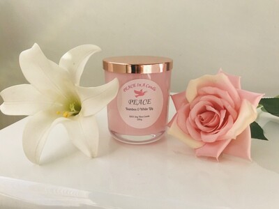 Soy Wax Candle &quot;PEACE&quot;