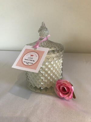Elegant &quot;Tear Drop&quot; Candle Jar