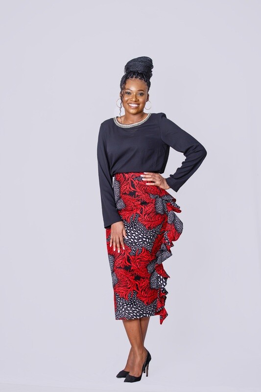 Alinda Midi Pencil Skirt