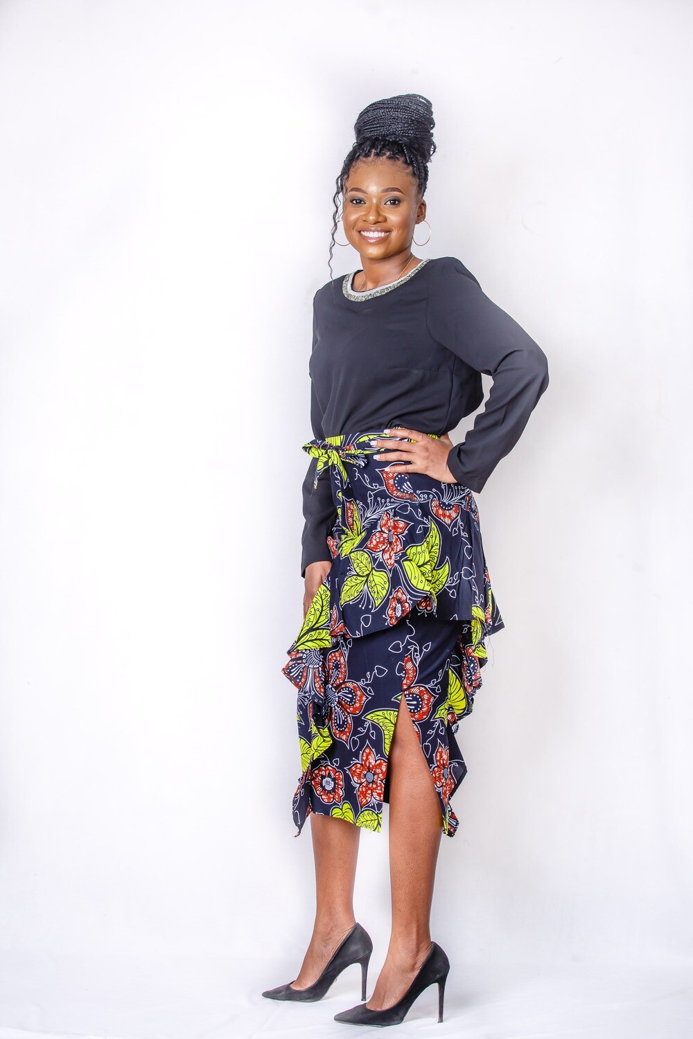 Alyka Midi Pencil Skirt