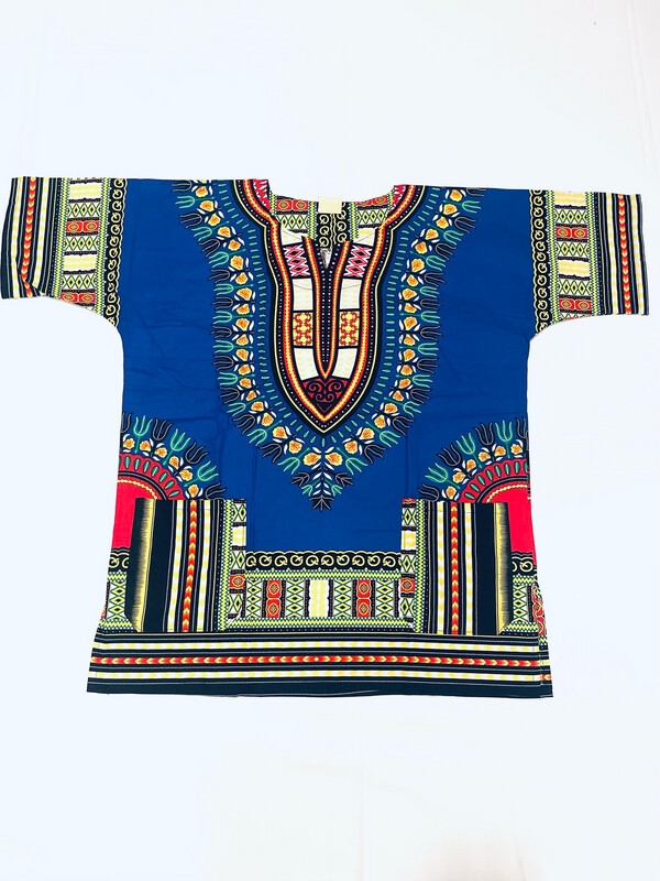 Dashiki Shirt -Blue