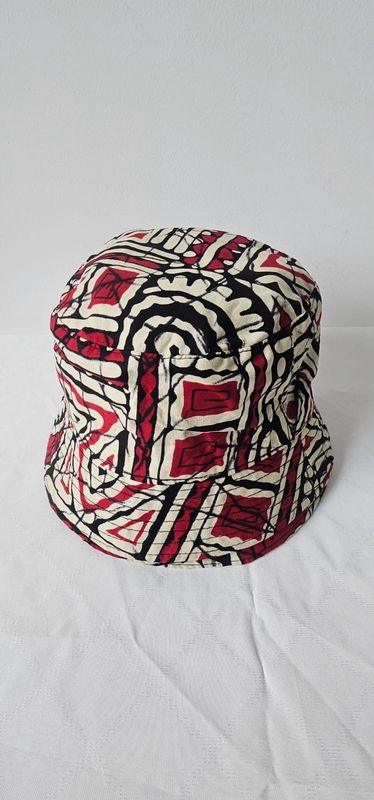 Kitenge Sun hat | Marron Cream