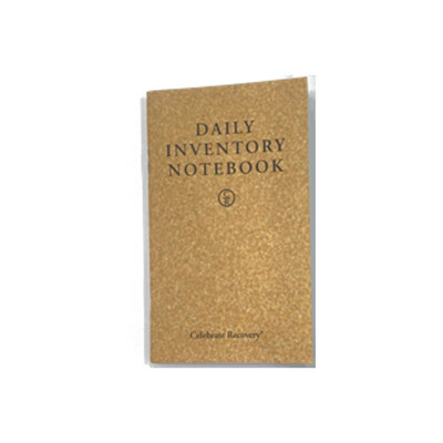 Celebrate Recovery Daily Inventory Notebook