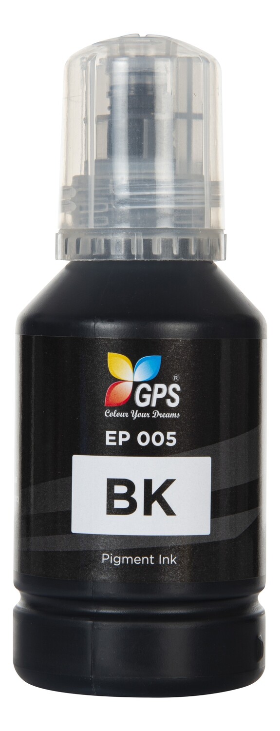 GPS Colour Your Dreams Pigment Ink Refill for Epson m005 Ink 127ml for Epson M1125 M1120 M1170 M1128 M1180 M2170 M2140 M2148 M3180 Printer (1pcs - 127ml Black)