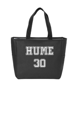 Saints Zipper Tote/Personalization available